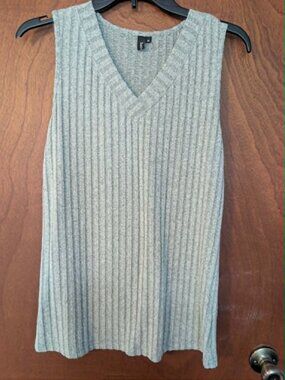 Ribbed Sweater Tank